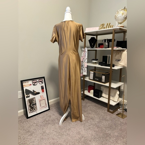 SKIMS Shine Jersey Long Dress in Sienna NWT 4x - Picture 11 of 11